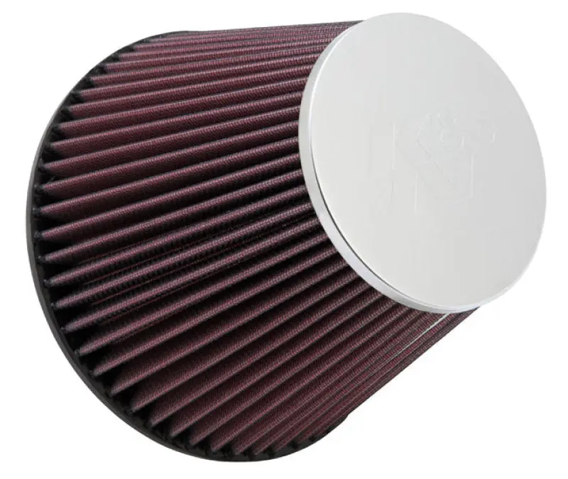 K&N KNNRF-1048 Round Tapered Universal Air Filter 6in Flange ID X 7.5in Base OD X 4.5in Top OD X 6in H