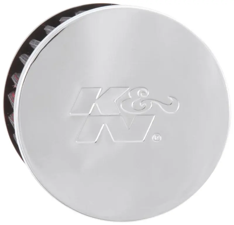 K&N KNN62-1490 Rubber Base Chrome Top Push-In Crankcase Vent Filter 3in OD X 2-1/2in H. №10