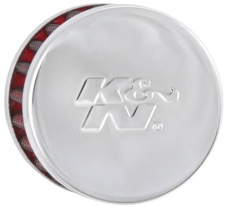 K&N KNN62-1015 Steel Base Chrome Top Crankcase Vent Filter 1/2in. Vent / 2in. OD / 1-1/2in. Height №3