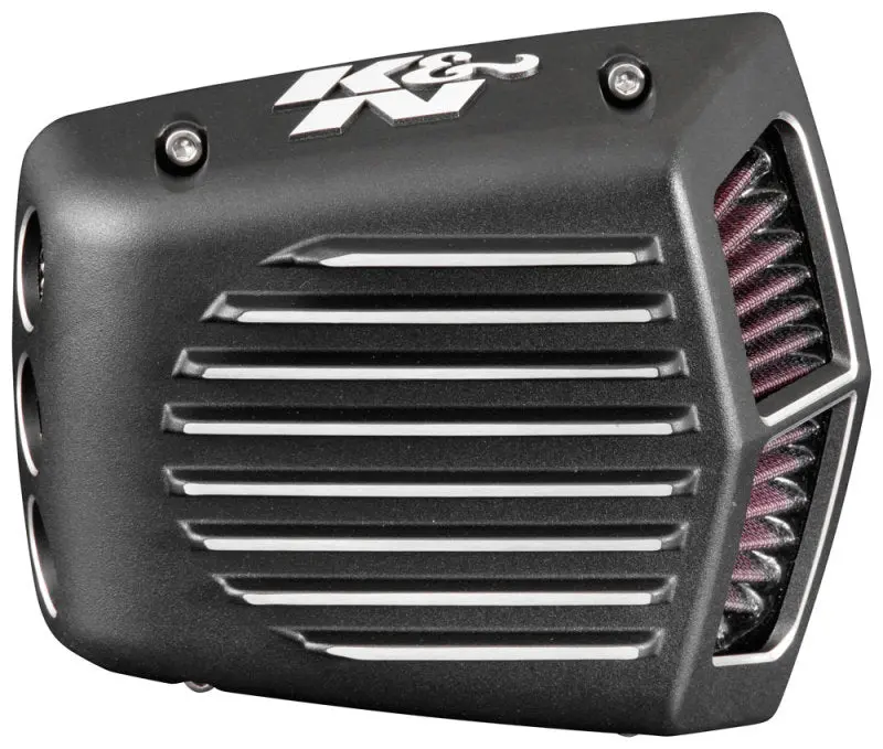 K&N KNNRK-3950 Street Metal Intake System For 01-16 Harley Davidson Softail/Dyna - Shaker Black