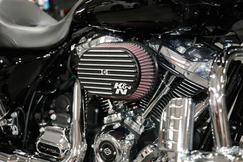 K&N KNNRK-3952 Street Metal Intake System For 12-16 Harley Davidson Road King 103cl Side Draft Touring №5