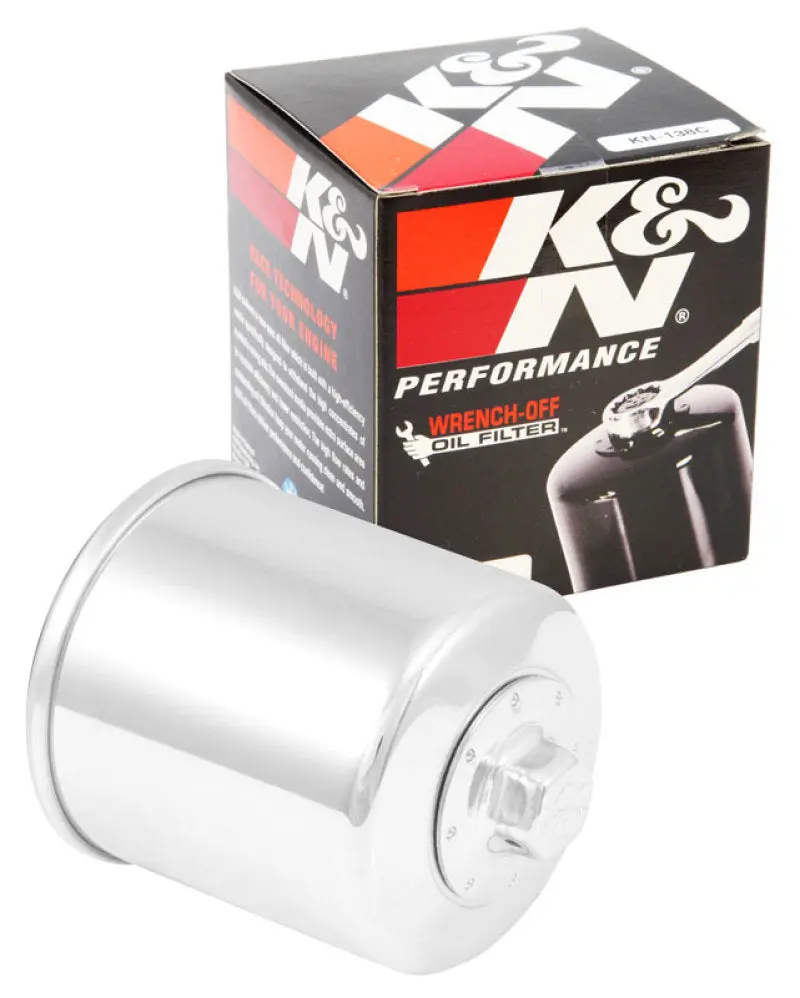 K&N KNNKN-138C Suzuki / Arctic Cat / Cagiva / Kawasaki / Kymco / Aprilia 2.813in OD X 3.221in H Oil Filter №10