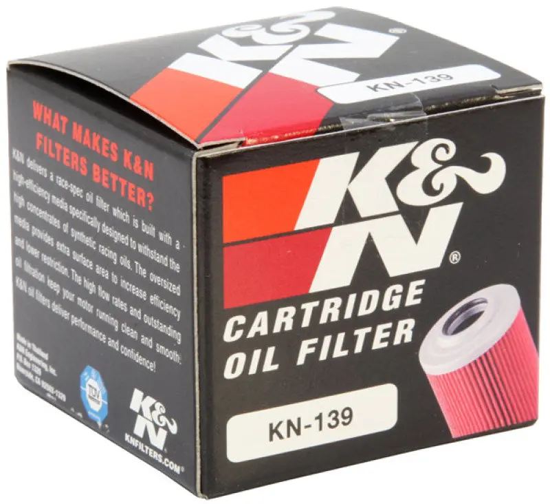 K&N KNNKN-139 Suzuki / Kawasaki / Arctic 1.75in OD X 1.719in H Oil Filter №9