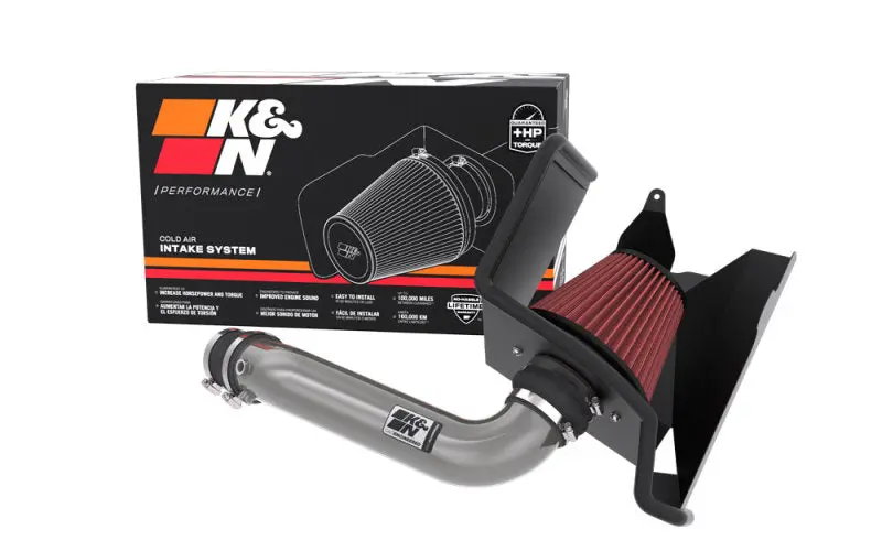 K&N KNN69-5330TS Typhoon 2022 Hyundai Kona N L4-2.0L F/I Turbo Performance Air Intake System №5