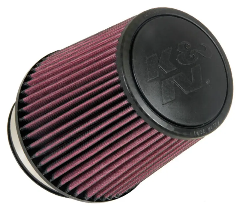 K&N KNNRU-5061 Univ Rubber Round Tapered Filter 4.375in Flg ID/10 Deg Flg Angle 6in B OD/4.625in T OD/6.5in H №1