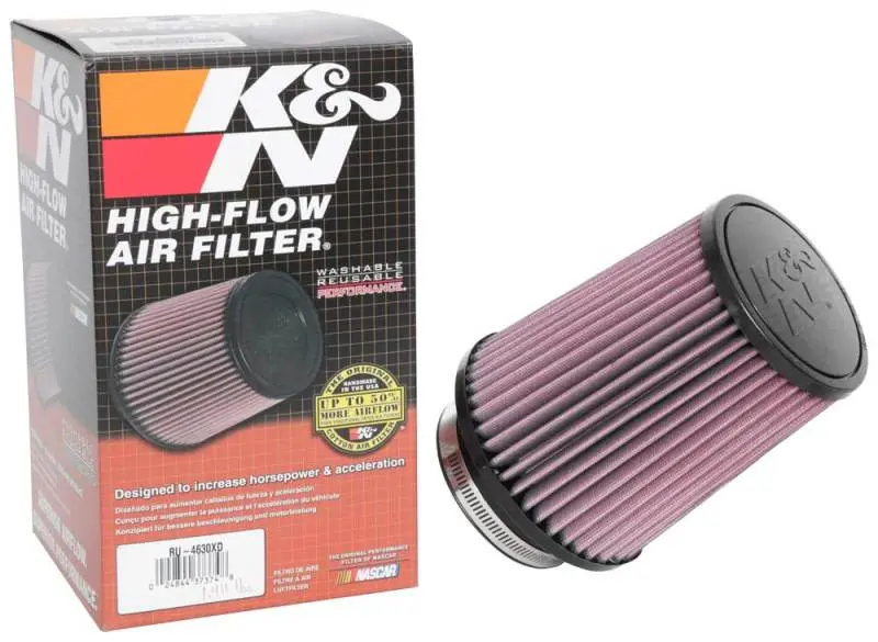 K&N KNNRU-4630 Universal Air Filter 3-1/2in Flange / 5-1/2in Base / 4-1/2in Top / 6-1/2in Height №11