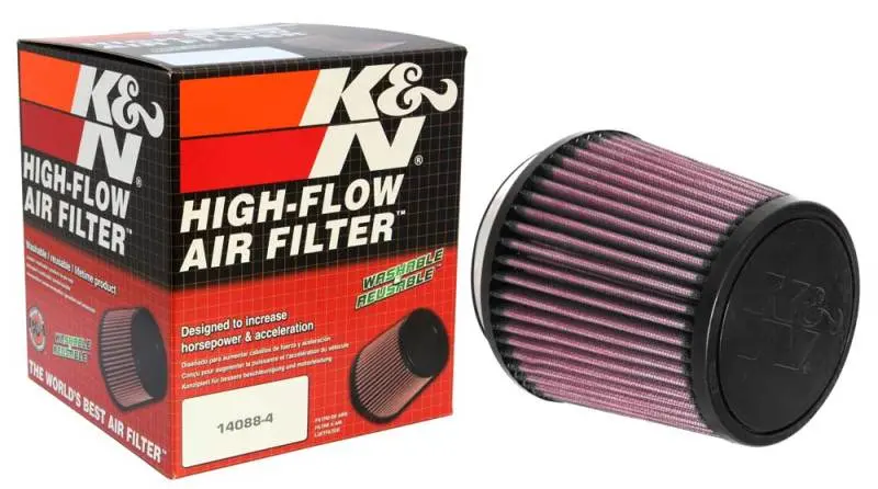 K&N KNNRU-3600 Universal Air Filter 4in Flange / 5-3/8 In Base / 4-1/2in Top / 5in Height №4