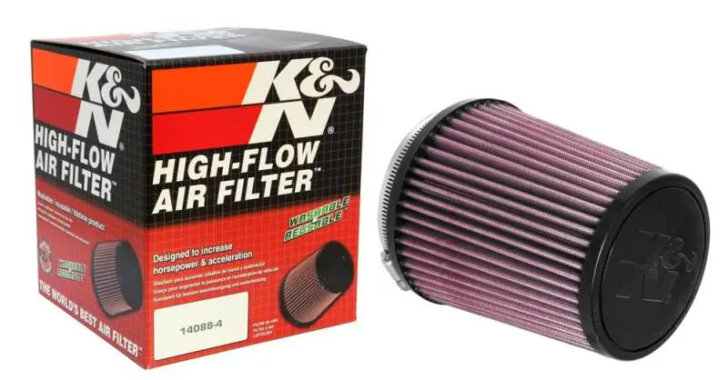 K&N KNNRU-4550 Universal Air Filter 4in Flange / 5-3/8in Base / 4-1/2in Top / 6in Height №4