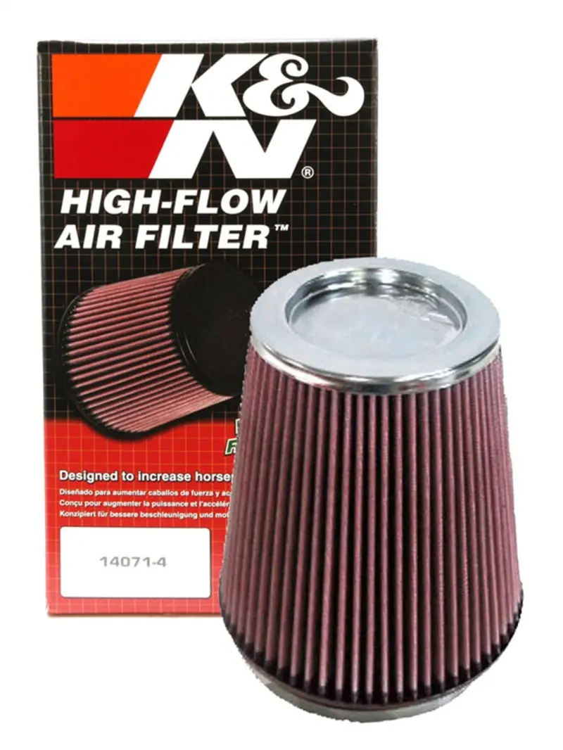 K&N KNNRF-1020 Universal Air Filter 6in Flange ID X 7.5in Base / 5in OD Top X 8in H №8