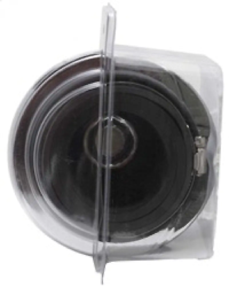 K&N KNNRG-1001BL Universal Air Filter Chrome Round Tapered Blue - 4in Flange ID X 1.125in Flange Length X 5.5in H №14