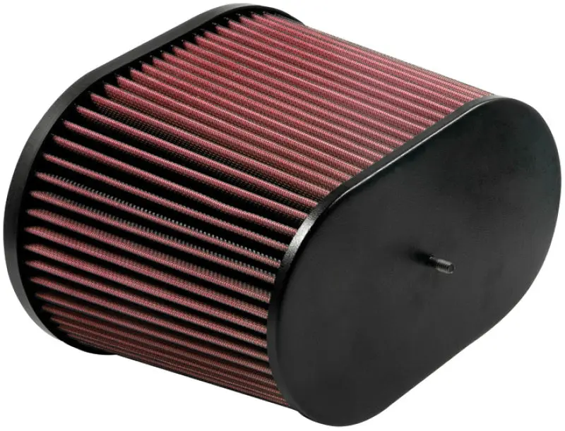 K&N KNNRC-5178 Universal Air Filter - Oval Straight - 3.688in Flange ID X 10.25in Base O/S Length X 7.875in H №1