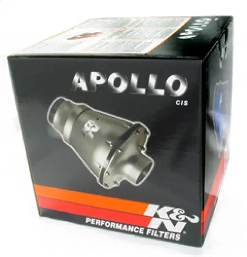 K&N KNNRC-5052AB Universal Apollo Black Cold Air Intake - 70mm OD FLG PP №4