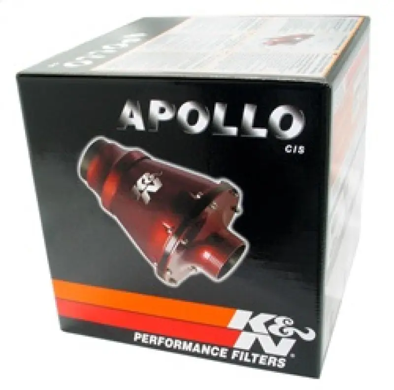 K&N KNNRC-5052AB Universal Apollo Black Cold Air Intake - 70mm OD FLG PP №5