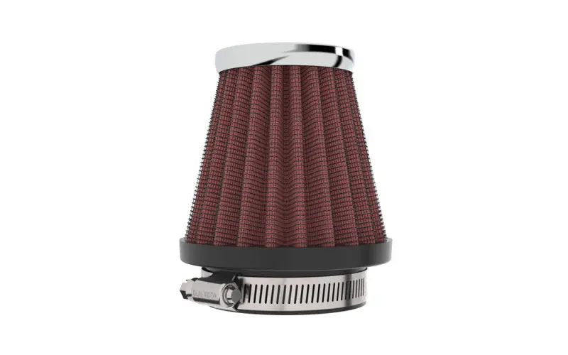 K&N KNNRC-1060 Universal Chrome Filter 1 15/16 Inch FLG / 3 Inch Base / 2 Inch Top / 3 Inch Height №9