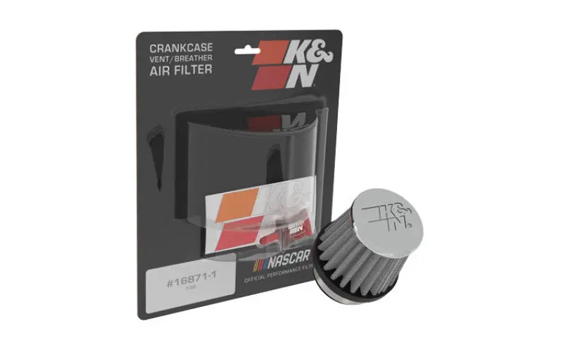 K&N KNNRC-0790 Universal Chrome Filter 1 3/8 Inch FLG / 2 1/2 Inch Base / 2 Inch Top / 2 1/4 Inch Height №13