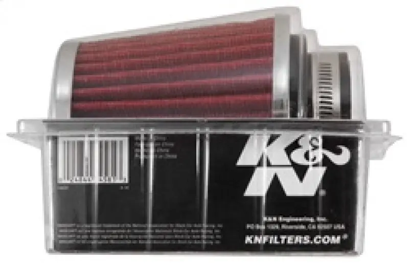 K&N KNNRG-1003RD-L Universal Chrome Filter 2 3/4in FLG / 4 1/2in Bottom / 4 1/2in Height №8