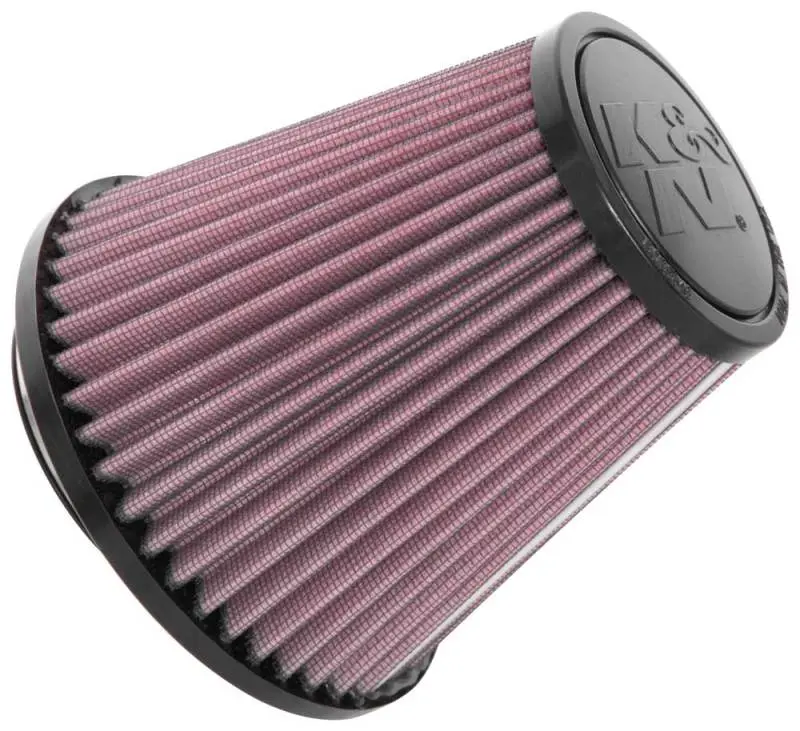 K&N KNNRU-1637 Universal Clamp-On Air Filter 3-1/4in FLG / 5-3/4in B / 3-1/2in T / 5-7/16in H