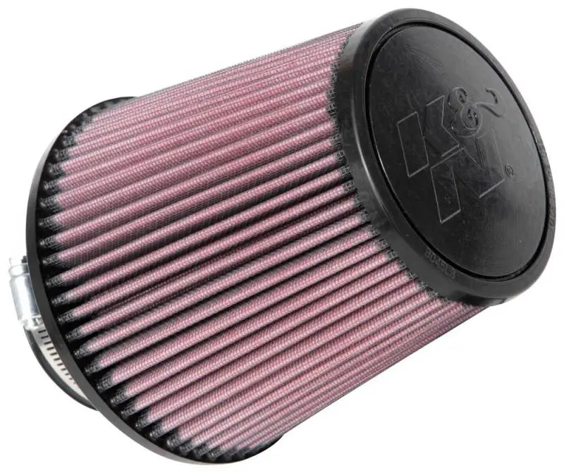 K&N KNNRU-4180 Universal Clamp-On Air Filter 3in FLG / 6in B / 4-1/2in T / 6in H