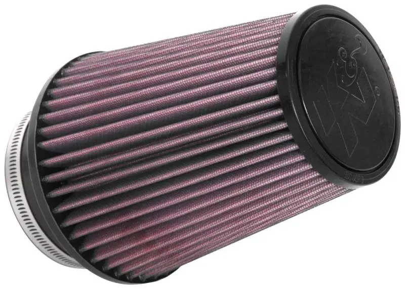 K&N KNNRU-4680 Universal Clamp-On Air Filter 4in FLG / 6in B / 4in T / 7in H №1