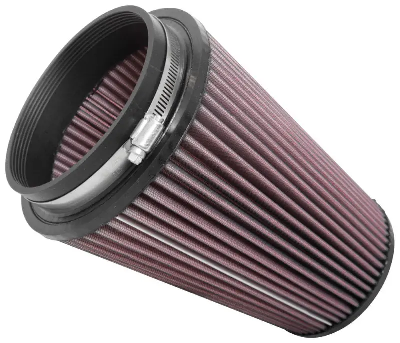 K&N KNNRU-2815 Universal Clamp-On Air Filter 5in FLG / 6-1/2in B / 4-3/8in T / 8-3/4in H