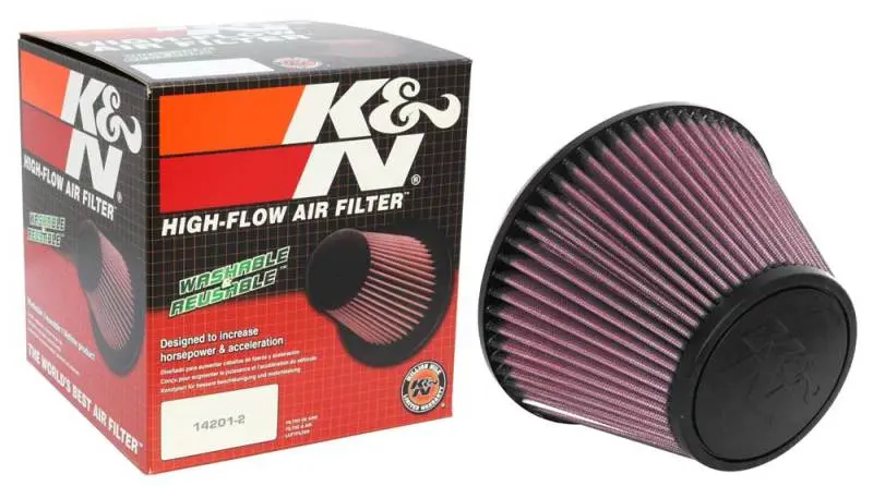 K&N KNNRU-5138 Universal Clamp-On Air Filter 6in FLG / 7-1/2in B / 4-1/2in T / 5in H №11