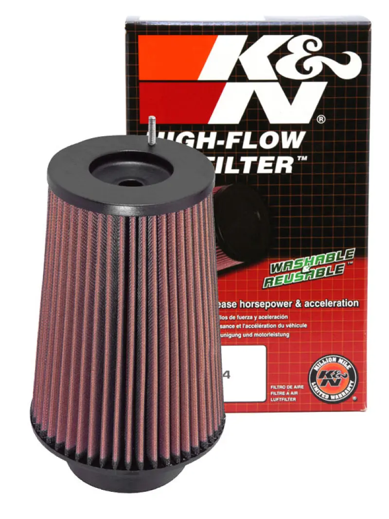 K&N KNNRC-4780 Universal Filter Round Tapered 4in FlangeID / 6.625in Base OD / 5.25in Top OD / 9.5in Height №11