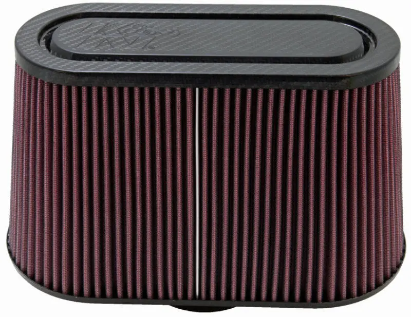 K&N KNNRP-5103 Universal Filter With Carbon Fiber Top & Base-12in Base O/S Length X 6in Base O/S Width X 7in H №2