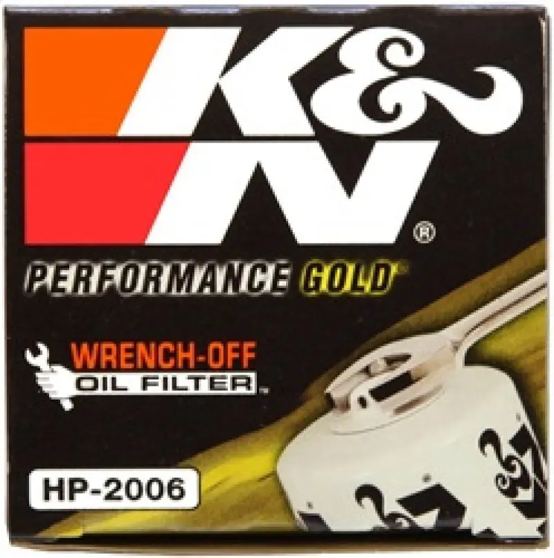 K&N KNNHP-2006 Universal Performance Gold Oil Filter №6