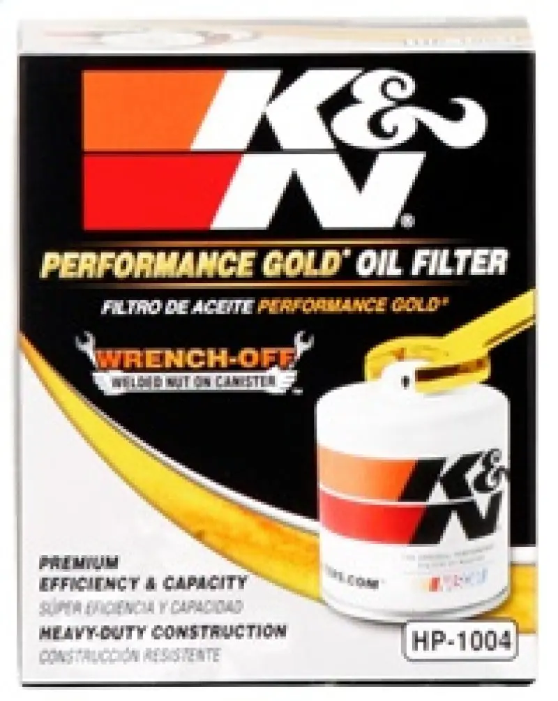 K&N KNNHP-1004 Universal Performance Gold Oil Filter №13