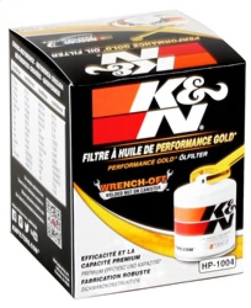 K&N KNNHP-1004 Universal Performance Gold Oil Filter №14