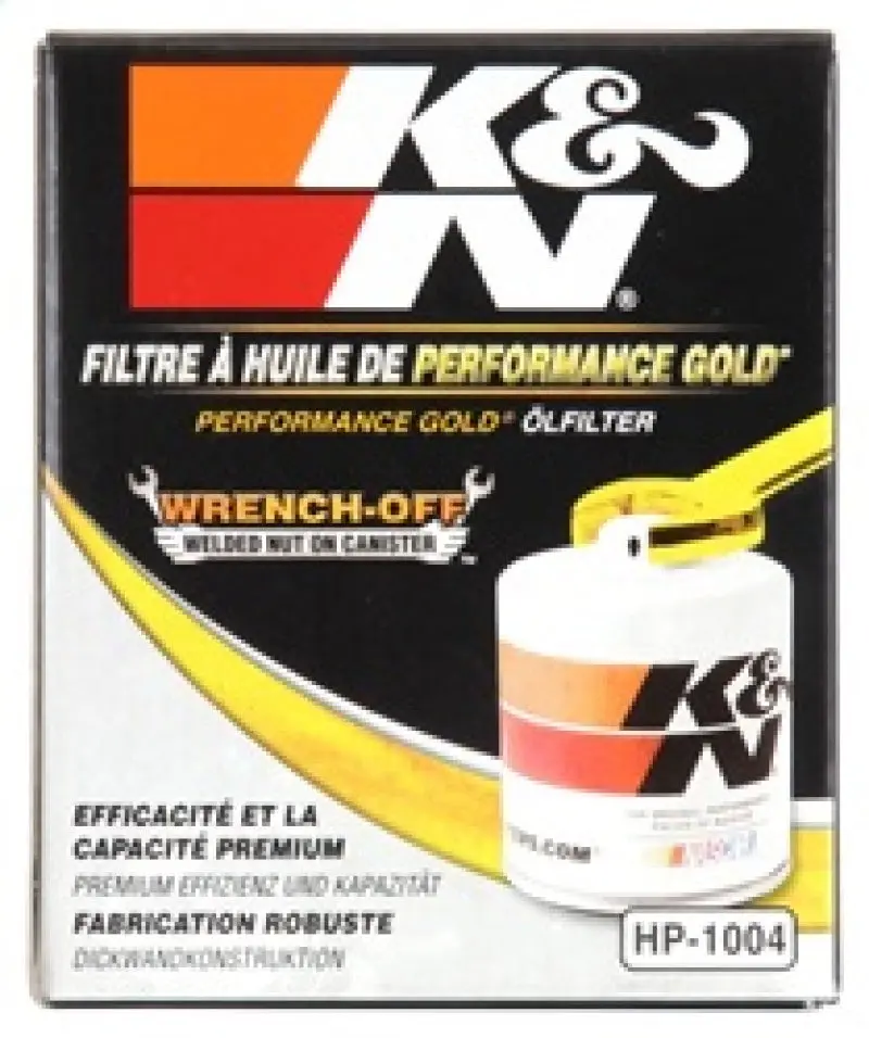 K&N KNNHP-1004 Universal Performance Gold Oil Filter №15