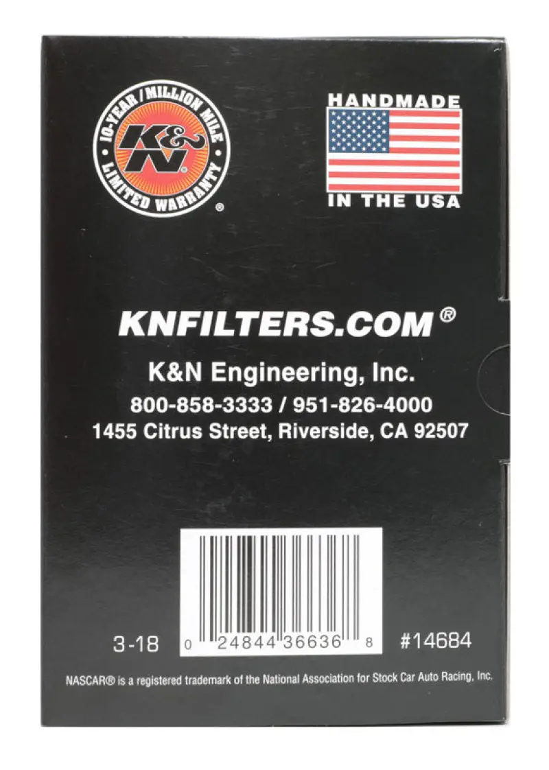 K&N KNNRU-5288 Universal Round Clamp-On Air Filter 3in Flange ID X 6in Base OD X 4.625in Top OD X 3in Height №22