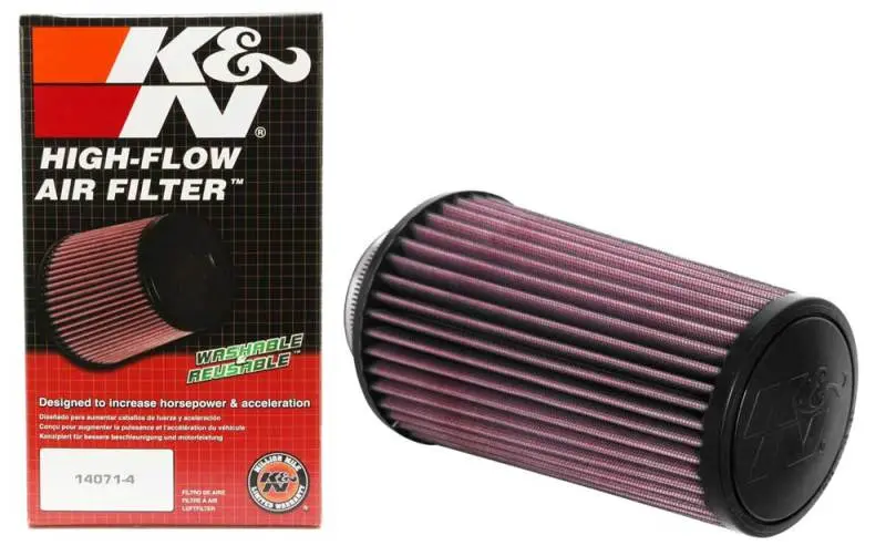 K&N KNNRU-4690 Universal Round Tapered Filter 3 Inch FLG / 5 Inch Bottom / 4 Inch Top / 7 7/8 Inch Height №3