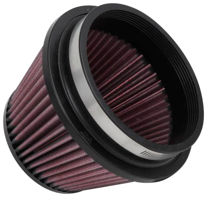 K&N KNNRU-5163 Universal Rubber Filter 5in Flange ID X 6.5in Base OD X 4.5in Top OD X 4.125in Height №3