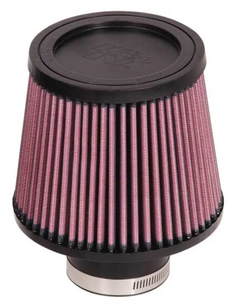 K&N KNNRU-5174 Universal Rubber Filter-Round Tapered 2.5in Flange ID X 6in Base OD X 5in Top OD X 5in Height №1