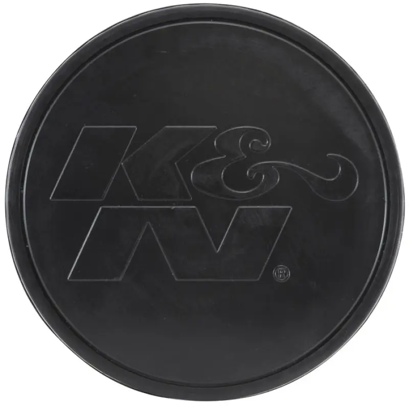 K&N KNNRU-5171HBK Universal Rubber Filter-Round Tapered 4in Flange ID X 8in Base OD X 6.625in Top OD X 8in H №5