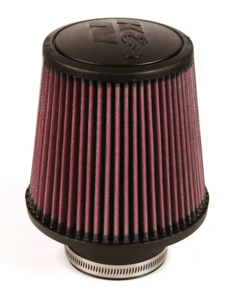 K&N KNNRE-0930 Universal Rubber Filter - Round Tapered 6in Base OD X 3in Flange ID X 6in H №1