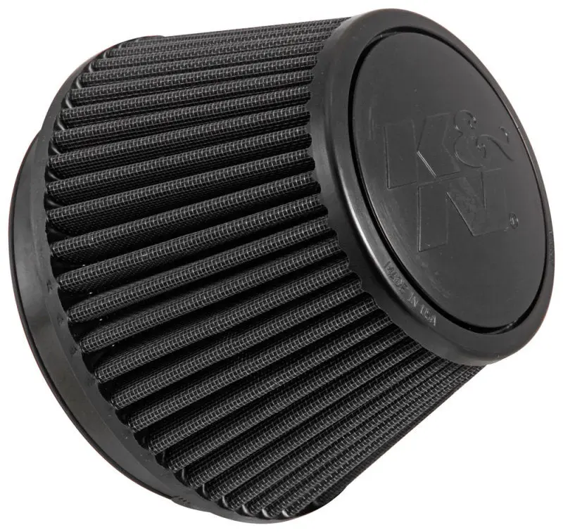 K&N KNNRU-3106HBK Universal Rubber Filter Round Tapered 6in Flange ID X 7.5in Base OD X 5.25in Top OD X 6.75in H