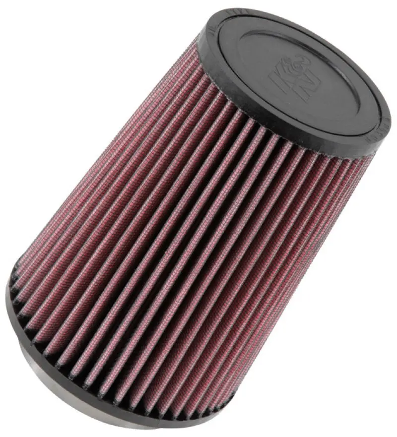 K&N KNNRU-2710 Universal Rubber Filter Round Tprd 3.313in Flange ID X 4.75in Base OD X 3.5in Top OD X 6.5in H