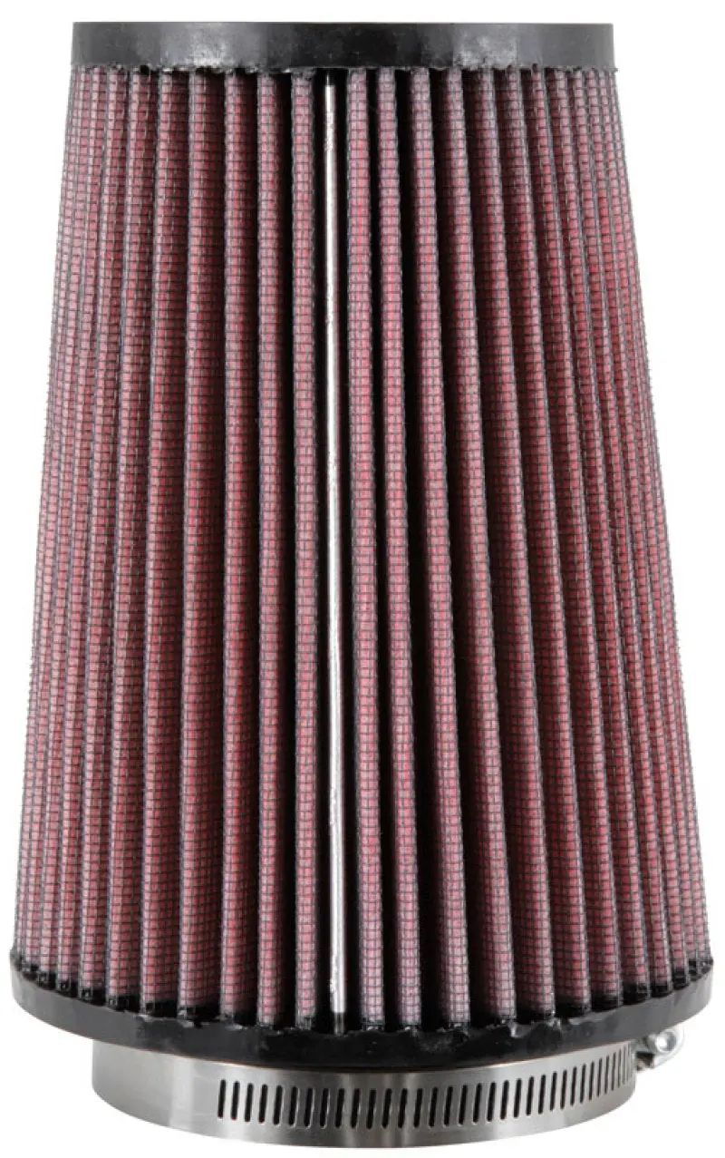 K&N KNNRU-2710 Universal Rubber Filter Round Tprd 3.313in Flange ID X 4.75in Base OD X 3.5in Top OD X 6.5in H №5