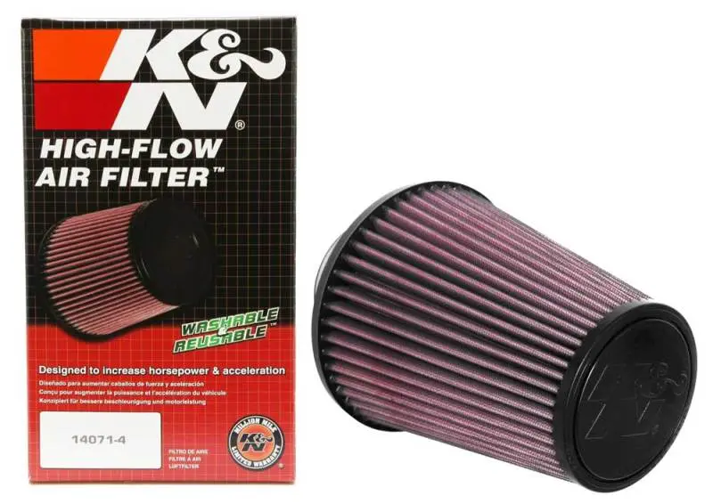 K&N KNNRU-4700 Universal Tapered Filter 3in Flange ID X 6in Base OD X 4in Top OD X 6.75in Height №7