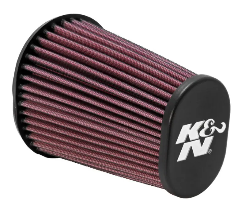 K&N KNNRE-0960 Univrsl Rubber Oval Tprd Filter 2.438in F ID/3.75in B-OW/4.5in B-OL/2.5in T-OW/3.5in T-OL/6in H