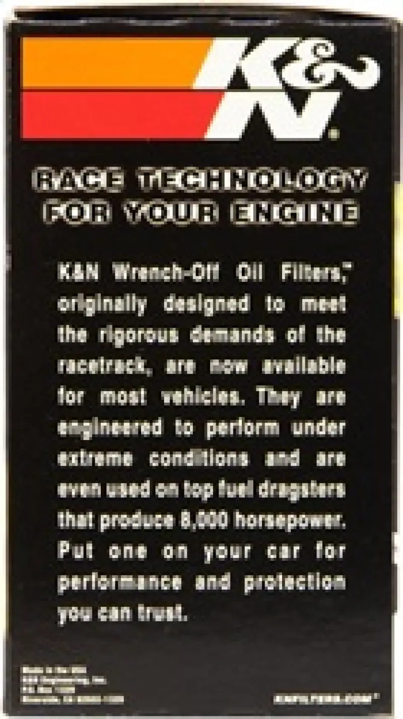 K&N KNNHP-2005 VW/Audi Performance Gold Oil Filter №8
