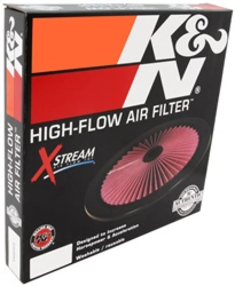 K&N KNN66-1401 X-Stream Top Filter X-Stream 14 Inch OD Black №7