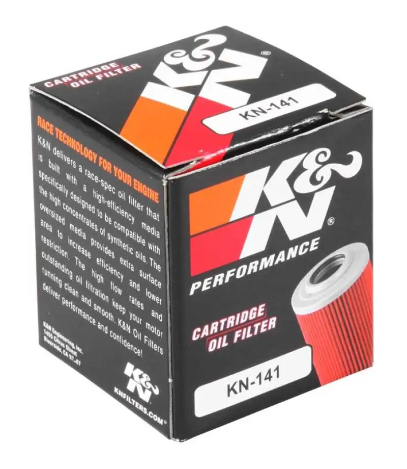 K&N KNNKN-141 Yamaha / MBK / Fantic Caballero 1.5in OD X 1.813in H Oil Filter №9