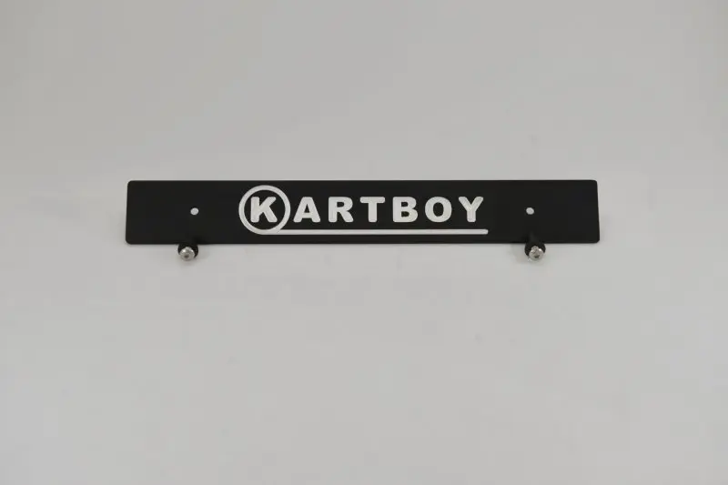 Kartboy KBYKB-055-PL-BLK Front License Plate Delete - Black