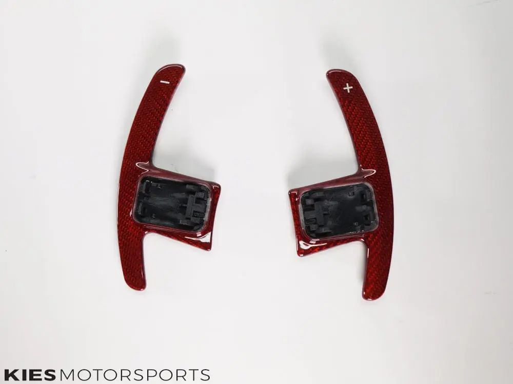 Kies Motorsports Full Carbon Fiber Paddle Shifter Extensions for G20 BMW 3 Series and A90 Toyota Supra - Gloss Black №2