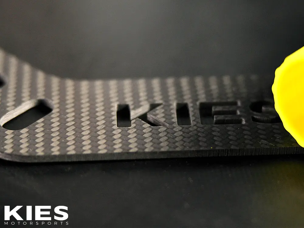 Kies Motorsports BMW Fire Extinguisher Seat Mounts - Matte Finish Real Carbon Fiber / No thanks №4