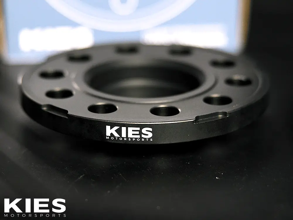 Kies Motorsports (F Series) BMW Wheel Spacers 5 x 120 Black Finish - 10mm