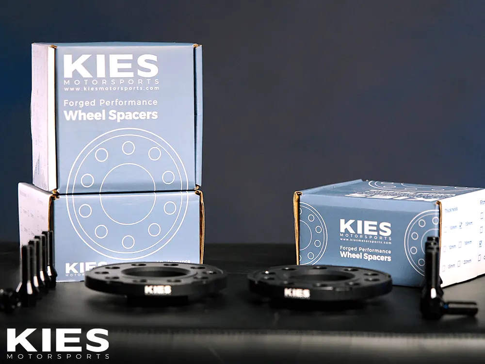 Kies Motorsports (F Series) BMW Wheel Spacers 5 x 120 Black Finish - 10mm №2